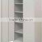 (DL-S2) Folding Grey High Quality Steel Office Storage Cabinet with 4 Adjustable Inner Shelves/ Steel File Cabinet