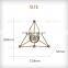 Triangle Shaped Decorative Desk Table Clock Home decoration