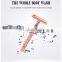 Custom Oem Reusable Metal Handle rose gold Shaving  Double Edge Safety Razor For Women