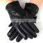 touch screen leather driving gloves ,ladies men winter warm touch screen leather driving gloves