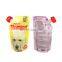 Mylar Bag Liquid Stand Up Foil Dog/Cat Shampoo Spout  Pouch Packaging Bag Pet Food Pouch with Spout