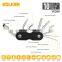 Outdoor cycling tool knife 10-in-one multi-functional easy to carry hexagon socket wrench maintenance chain tuner