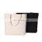 High quality hot sale vintage white beige eco friendly blank hand cotton canvas jute bag women striped school canvas tote bag