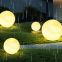 Waterproof Battery Operated Solar Charging Outdoor Beach Event Garden Led Ball Sphere Stone Light Lamp