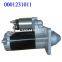 Bosch 0001231011 Universal Motor Starter Manufacturers 24V Bosch Starter Motor Armature China High Power Starter Motor for Truck Engine