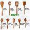 Salad Spoon Production bamboo wooden spoon set wholesale