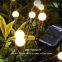 Outdoor Waterproof Solar Decoration Lights for Christmas Decorative Mini Lightweight Solar Panel Powered Firefly Lights