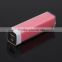 rohs power bank lipstick power bank 2600mah for power bank portable mobile power bank, cell phone charger,portable charger