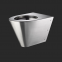 Stainless steel toilet seat