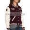 Women Wholesale Embroidered Leather Letterman Varsity Jacket