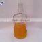 450ml hexagon white glass liquor bottle with aluminum cap