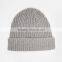 wholesale foctory price unisex blank winter beanie hat