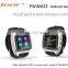 Smart watch mobile phone PW 308. Android unlocked cellphone watch round dial metal wristwatch