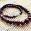 Charming Tiger Eye Stone Beads Round Jade Necklace