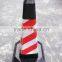 75cm Rubber Road Safety Cone Square Reflective Cone