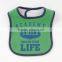 Japan wholesale high quality 2pcs set cool printed baby bib with waterprrof for boy