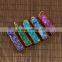 JF6824 hot sale natural crystal quartz druzy connector druzy pendants