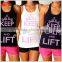 WOMENS NEW Y-Back T-Back Gym Singlets Stringer Training Tank Top