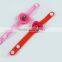 3 Flash Children Cartoon Led lighted bracelet,led PVC wristband for kids