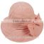 2016 Fashion Reversible Bucket Hat With Butterfly Knot Design
