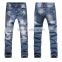 Fashion Men Jeans New Arrival Design Slim Fit Fashion Jeans For Men Good Quality Blue Black Y2031