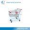 European style wire supermarket shopping trolley&shoping cart