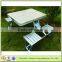 High quality Hot sell Outdoor Aluminum Folding Picnic Table suitcase style