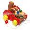 Super High Quality Wooden Hot Selling Poko Poko Bear Drum, Kids Music Toys