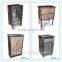 Handmade Chic Wood Carved Trunk Multilayer Style Wooden Cabinet With Five Drawers