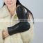 Lambswool Lined Women Leather Mitten Gloves