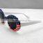 flag color shimmering powder christmas & party glasses for funny