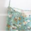 TT0009 Reshine Vintage Flower Printed Canvas Wholesale Shoulder Bag Linen Long Strip Tote Beach Bag