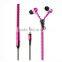 2015 Top quality cheap SM-SK526 zipper earphone for promotional