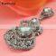 10.2*4.5cm hotsale gunmental elegant brooch for gift scarf WBR-1439