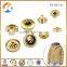 Clothing Accessories Light Gold Custom Snap Button