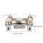 High Quality 6 Axis 2.4G 4CH RC Quacopter Helicopter Mini Done RC Toy Gold