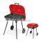 Attractive portable balcony bbq grill with wheel