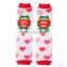 Fashion new style hot sale christmas baby heated knitted leg warmer