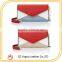 Contrast color own branded women leather wallet from Gz handbag factory