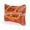Decorative impression style leather throw pillows with insert