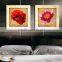 modern flowers print oil painting on canvas