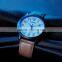 China Supplier Quartz Brown Leather Strap Sports Mens Watches