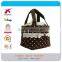 2015 new designs hot fashion tote printing wave point hand bag for kids