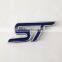 Custom Made Good Quality Zinc Alloy 3D Metal Chrome Logo Badge Car Emblem for Ford