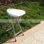 Strong and durable 45H metal leg and plastic triangle folding stool