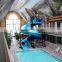 Hot indoor swimming slides,spiral water slide for summer kids water pool slide play