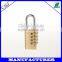 Exquisite design Security 81 mm brass padlock with combination