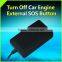 3G long distance vehicle gps tracker with external microphone and Antenna