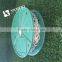 Zinc Plated 4mm DIN5685A link chain in green coil
