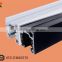 Square dongguan Three Circuits Four Wires Track rail for Led Track Lighting